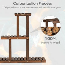 Load image into Gallery viewer, Wood Plant Stand 3-Tier Plant Pot Holder
