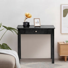 Load image into Gallery viewer, Small Space Console Table with Drawer for Living Room Bathroom Hallway-Black
