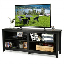 Load image into Gallery viewer, 4-Cubby TV Stand Media Console for TV&#39;s up to 65&quot; with 3-Position Height Adjustable Shelf
