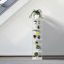 Load image into Gallery viewer, Wooden Shoes Storage Stand 7 Tiers Shoe Rack Organizer Multi-shoe Rack Shoebo
