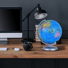 Load image into Gallery viewer, 8&quot; Illuminated Up-to-date Built-in LED Night World Globe
