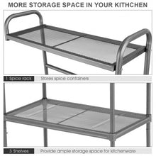 Load image into Gallery viewer, 4-Tier Baker�s Rack Stand Shelves Kitchen Storage Rack Organizer
