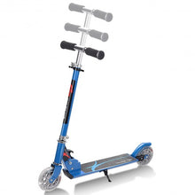 Load image into Gallery viewer, Folding Aluminum Kids Kick Scooter with LED Lights-Blue
