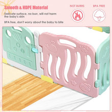 Load image into Gallery viewer, 10-Panel Kids Safety Activity Center -Pink
