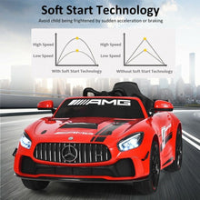 Load image into Gallery viewer, 12V Mercedes Benz AMG Licensed Kids Ride On Car-Red
