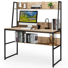 Load image into Gallery viewer, 47&quot; Computer Desk Writing Study Table Workstation-Natural
