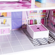 Load image into Gallery viewer, 28&quot; Pink Dollhouse w/ Furniture
