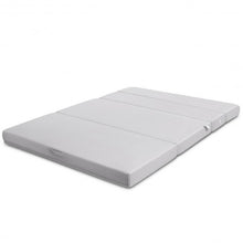 Load image into Gallery viewer, 4&quot; Tri-Fold Sofa Bed Foam Mattress with Handles-Queen Size
