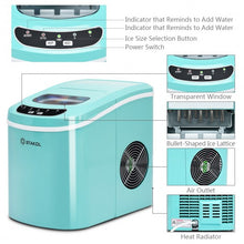 Load image into Gallery viewer, Mini Portable Compact Electric Ice Maker Machine-Green
