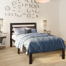 Load image into Gallery viewer, Platform Bed Twin Size Bed Frame Wood Slat Support
