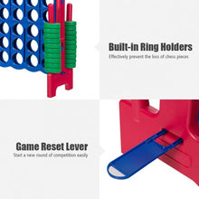 Load image into Gallery viewer, Jumbo 4-to-Score 4 in A Row Giant Game Set-Red
