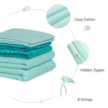 Load image into Gallery viewer, 3 Piece 7lbs Heavy Weighted Blanket-Green
