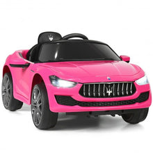 Load image into Gallery viewer, 12 V Remote Control Maserati Licensed Kids Ride on Car-Pink
