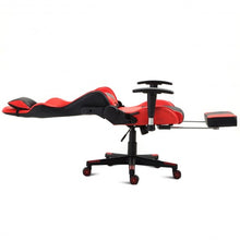 Load image into Gallery viewer, Ergonomic High Back Racing Gaming Chair w/ Lumbar Support &amp; Footrest-Red
