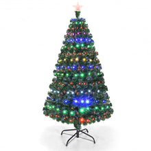 Load image into Gallery viewer, 5&#39; / 6&#39; / 7&#39; Multicolor LED Fiber Optic Artificial Christmas Tree-5&#39;

