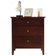 Load image into Gallery viewer, 3 Drawers Nightstand Beside End Side Table Accent Table
