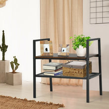 Load image into Gallery viewer, 2-Tier Storage Stackable Shoe Shelf Display Rack  for Home
