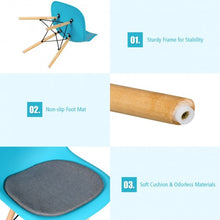 Load image into Gallery viewer, 2Pcs Dining Chair Mid Century Modern DSW Chair Furniture-Blue
