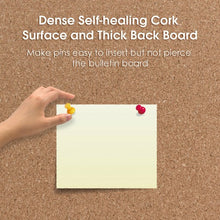 Load image into Gallery viewer, 44&quot; x 32&quot; Cork Notice Pin Board  with Aluminium Frame-1 Pack
