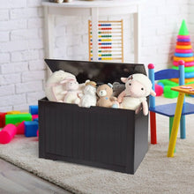 Load image into Gallery viewer, Wooden Toy Box Kids Storage Chest Bench -Brown
