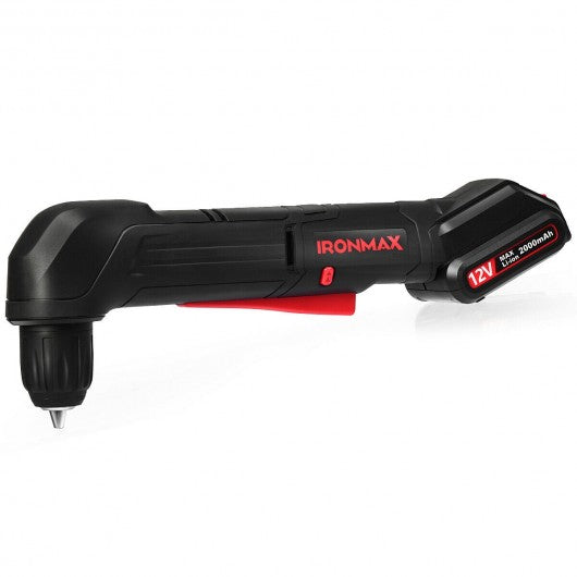 12V Cordless Angle Drill with 3/8