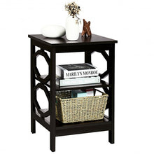 Load image into Gallery viewer, 3-tier Nightstand Sofa Side End Accent Table-Coffee
