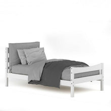 Load image into Gallery viewer, Twin Size Platform Bed Frame Foundation Slat Support -White
