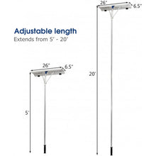 Load image into Gallery viewer, 20FT Aluminum Snow Rake Lightweight Snow Removel Tool
