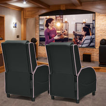 Load image into Gallery viewer, Massage Gaming Recliner Chair w/Headrest &amp; Adjustable Backrest- Home Theater-PI
