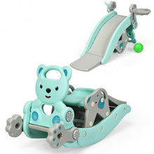 Load image into Gallery viewer, 4-in-1Baby Rocking Horse Slide Set-Green
