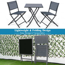 Load image into Gallery viewer, 3 pcs Bistro Outdoor Folding Furniture Set
