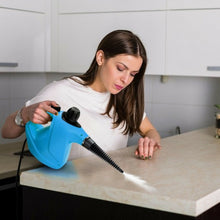 Load image into Gallery viewer, 1050W Multi-purpose Handheld Pressurized Steam Cleaner-Blue
