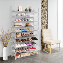 Load image into Gallery viewer, 50 Pair 10 Tiers Shoe Rack Shelf Storage Organizer
