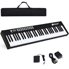 Load image into Gallery viewer, BX-II 61 Key Digital Piano Touch sensitive with Bluetooth and MP3-Black
