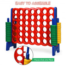 Load image into Gallery viewer, Jumbo 4-to-Score 4 in A Row Giant Game Set-Blue
