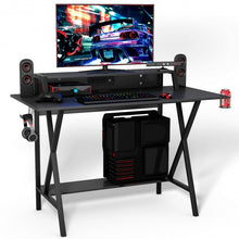 Load image into Gallery viewer, All-in-One Professional Gaming Desk with Cup &amp;  Headphone Holder
