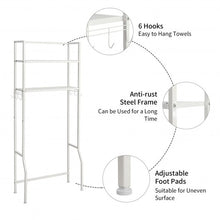Load image into Gallery viewer, 2 Tire Space Saver Storage Rack for Bathroom
