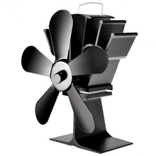 Load image into Gallery viewer, 5 Blades Fuel Saving Stove Fan
