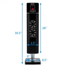 Load image into Gallery viewer, 1500W Portable Tower Heater w/ Timer Remote Control
