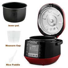 Load image into Gallery viewer, 12-in-1 Multi-use Programmable Electric Pressure Cooker Non-stick Pot-Red
