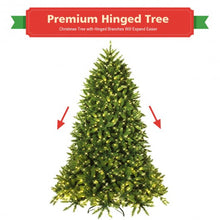 Load image into Gallery viewer, Premium Hinged Artificial Fir Christmas Tree with LED Lights-5 ft
