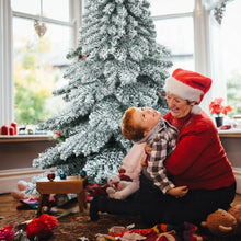 Load image into Gallery viewer, 6Ft Snow Flocked Artificial PVC Christmas Tree
