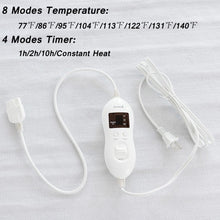 Load image into Gallery viewer, Safe Electric Heated Mattress Pad with 4 Size 8 Temperature 10-Hour Timer-Twin
