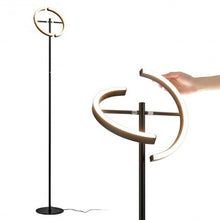 Load image into Gallery viewer, Modern Dimmable Torchiere Touch Control Standing LED Floor Lamp-Black
