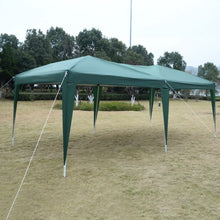 Load image into Gallery viewer, 10’ x 20’ EZ POP UP Folding Wedding Party Tent Cross-Bar-Green
