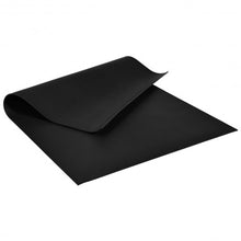 Load image into Gallery viewer, 7&#39; x 5&#39; x 8 mm Thick Workout Yoga Mat-Black
