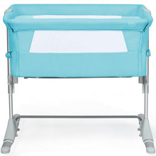 Load image into Gallery viewer, Travel Portable Baby Bed Side Sleeper  Bassinet Crib with Carrying Bag-Green
