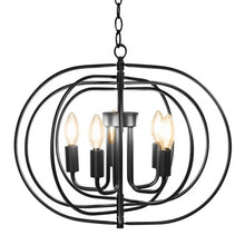 Load image into Gallery viewer, 16" Folding Rotatable Chandelier 5 Lights Metal Ceiling Lamp
