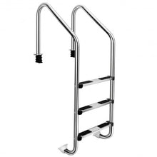 Load image into Gallery viewer, 3-Step Swimming Pool Ladder w/ Anti-Slip Steps
