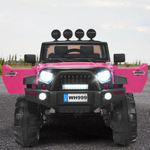 Load image into Gallery viewer, 12V Kids Spring Suspension Ride On Truck-Pink
